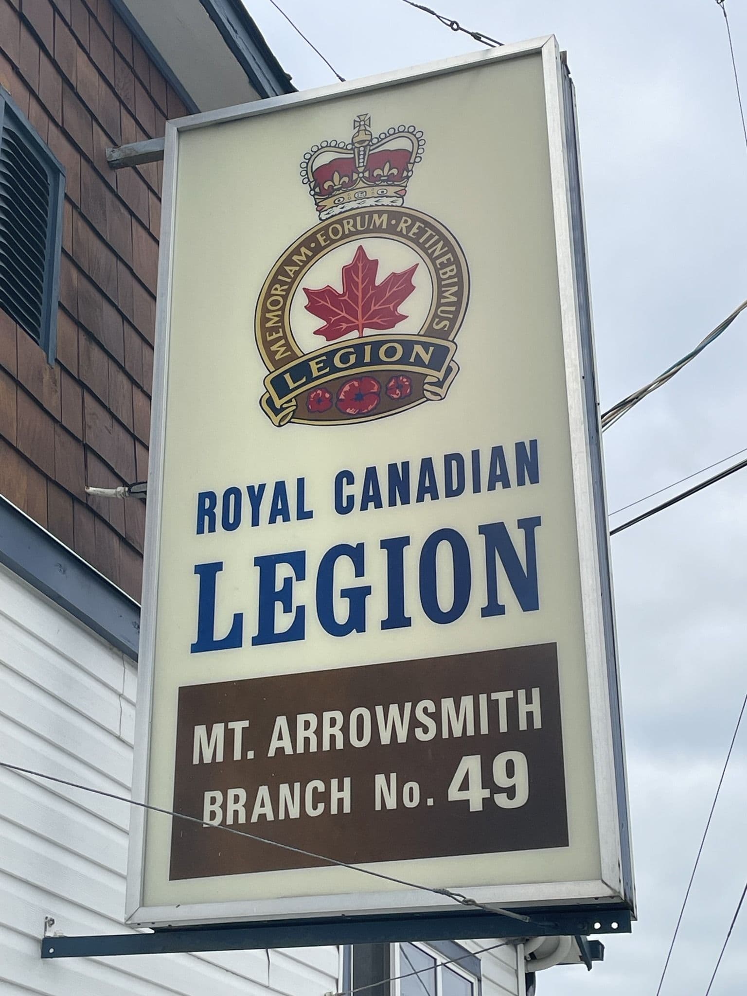 Royal Canadian Legion Branch 49 logo