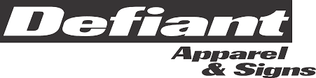Defiant Apparel & Signs logo